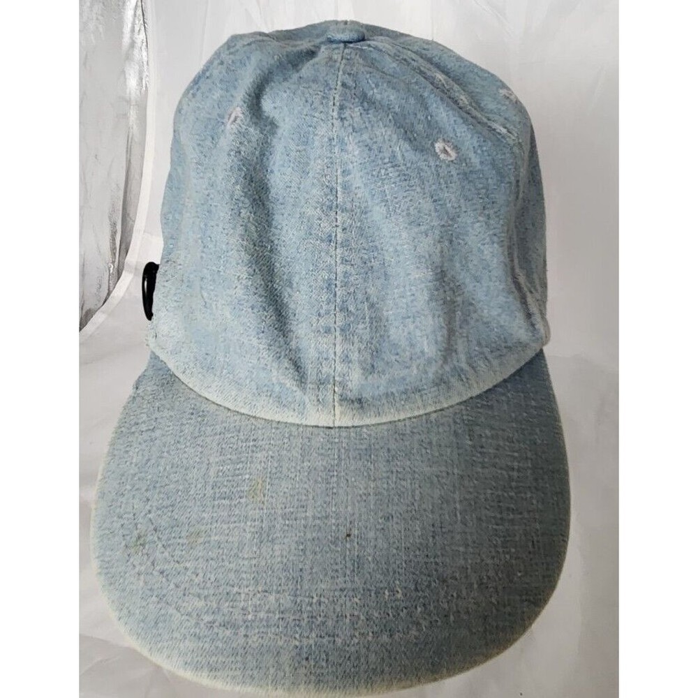 Vintage Joe Boxer Denim Jean  Chambray Adult Blue ‎ Snapback Heart Cap Hat